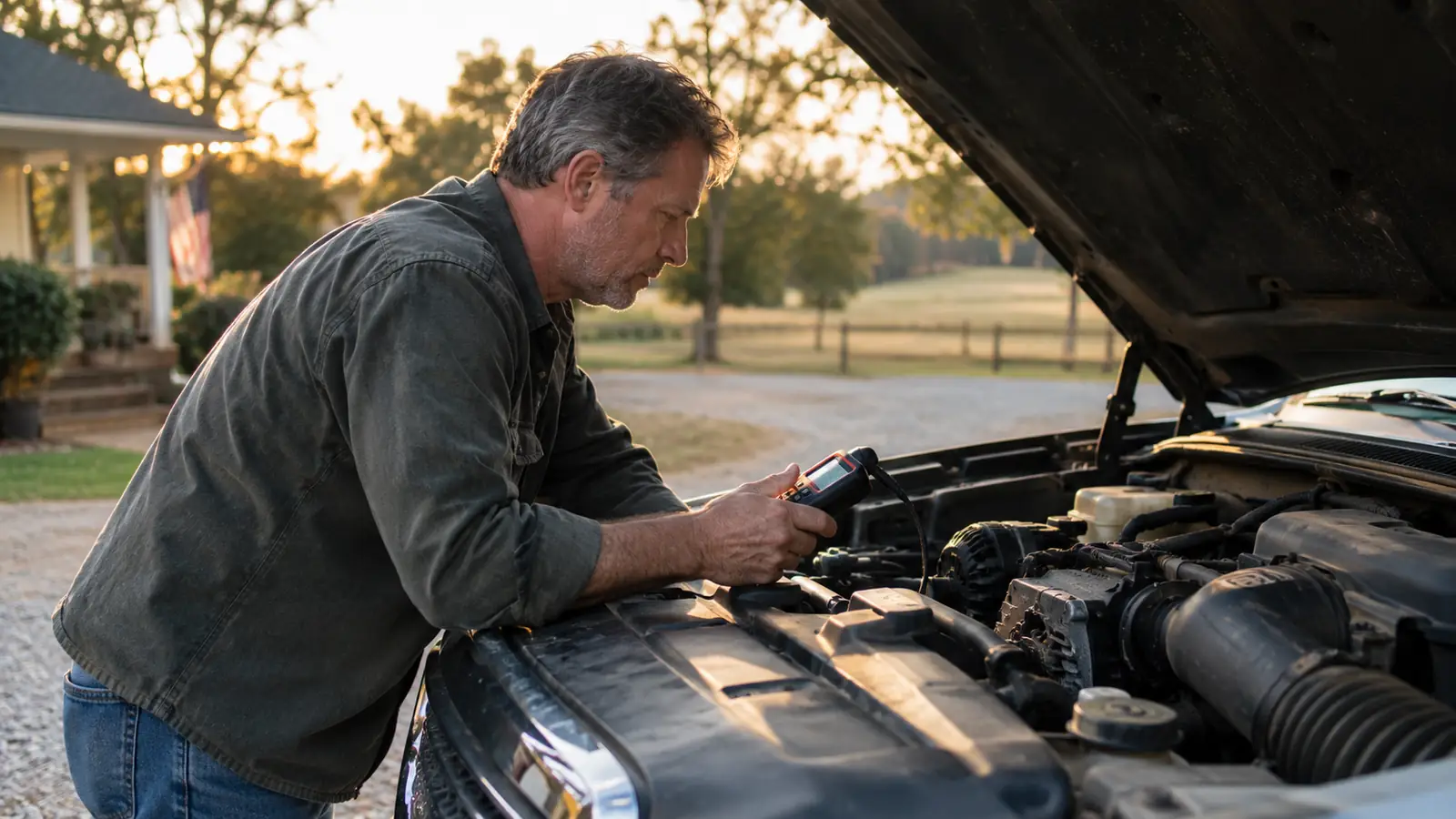 How to Read a Check Engine Code With the ANCEL AD310